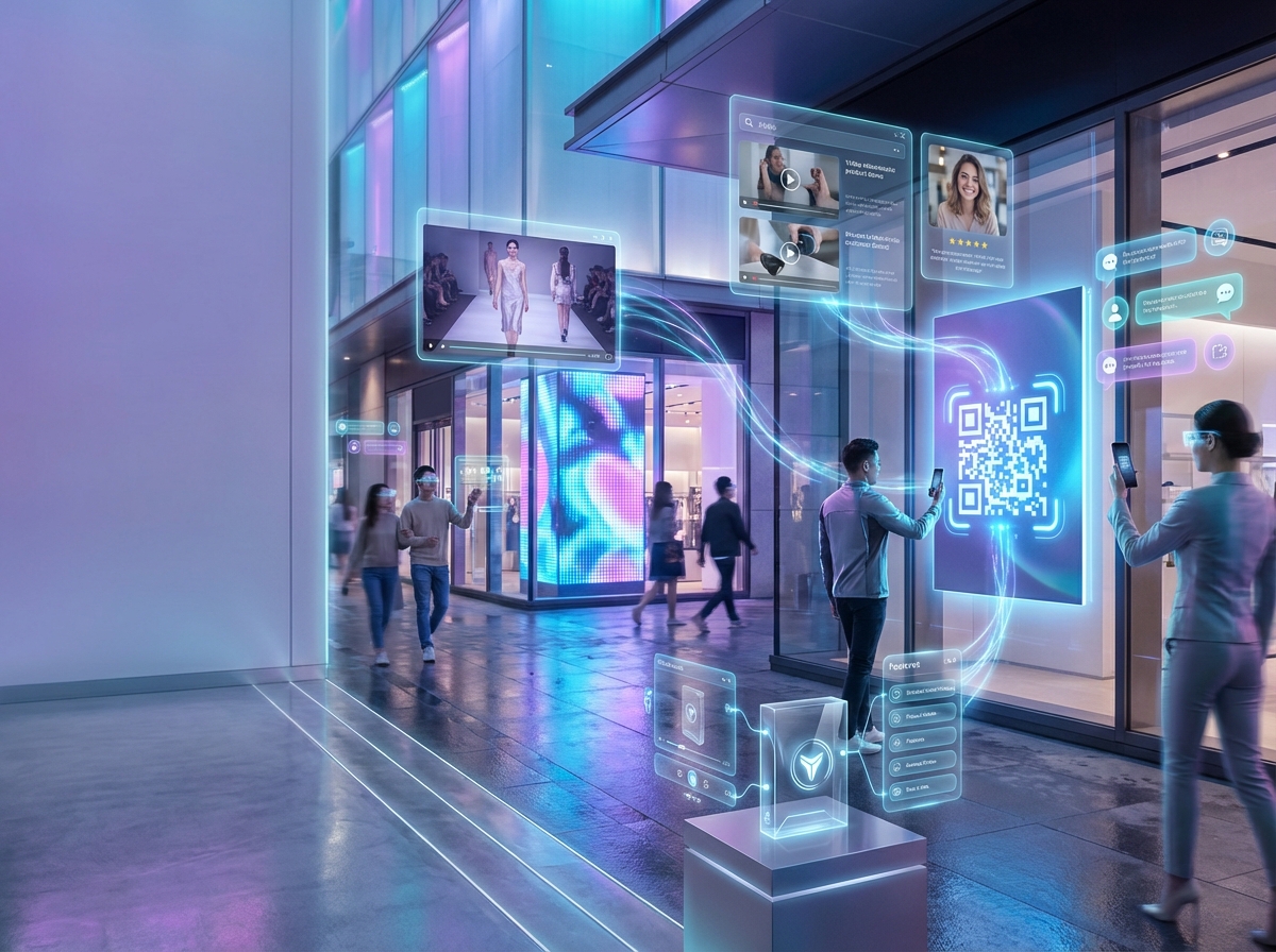Interesting framing. Physical spaces have always had attention - now they can also have digital interaction layers.