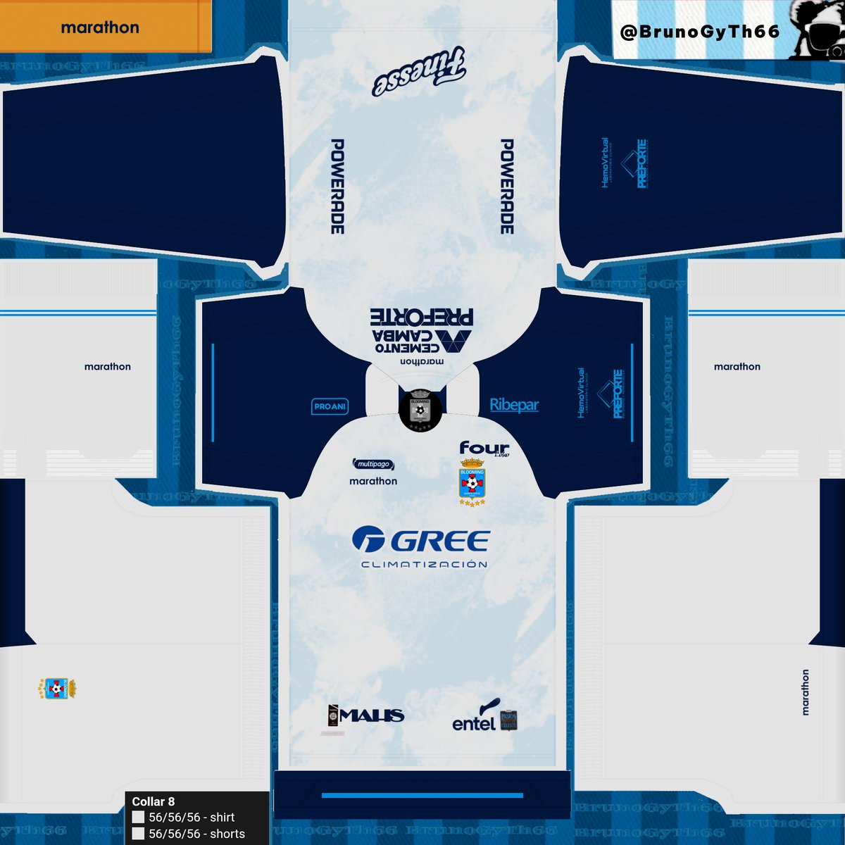 BrunoGyTh66's tweet photo. Kits 2026 de Blooming @BloomingOficial 
#pes2021 #eFootball #peskits 

Link: https://t.co/JWycewVZZq https://t.co/oKjCMeaGs1