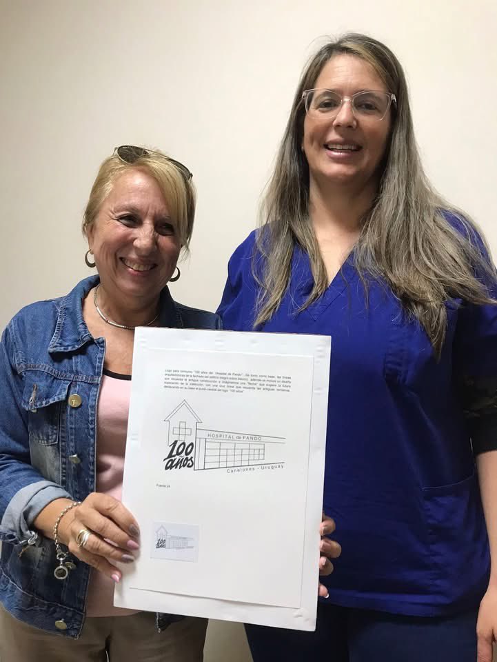 🔴Gran Honor!!..recibir la noticia de que mi logo presentado en el concurso  “100 años del Hospital de Pando” resultó ganador. Agradezco al jurado, a la comisión de los festejos del centenario y al equipo de dirección del Hospital de Pando. Será la imagen de un sello postal