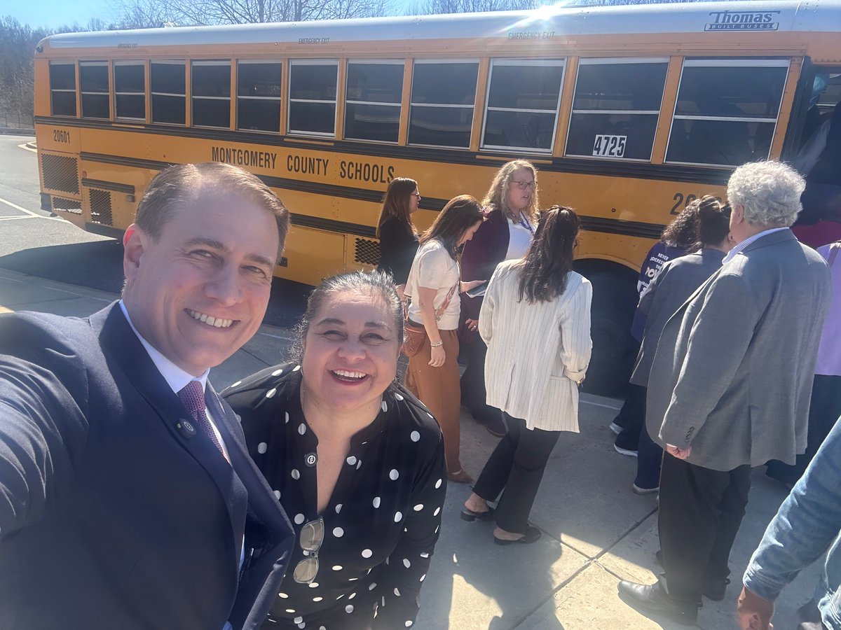 MCPS's tweet photo. Next stop: Excellence. 🚌✨

The Celebration Express is on the road. We’re off to the next location to surprise our incredible staff and teachers. 🎂🥁

The celebration continues. 👏

#CelebrationExpress #MCPSFutureReady https://t.co/t50ri8nzP2