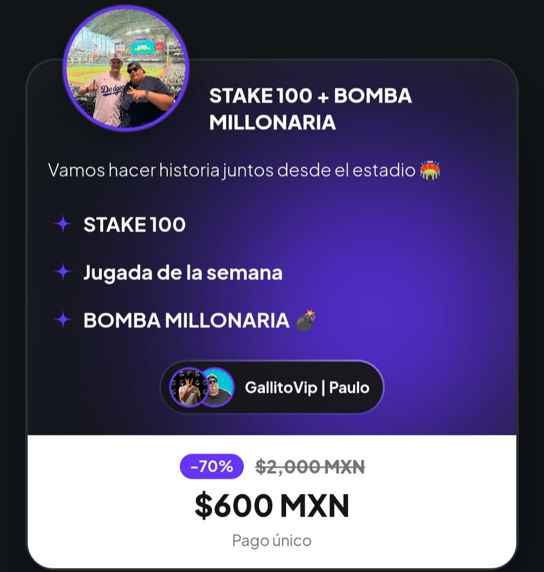 PicksPra's tweet photo. 99 likes ♥️ y les REGALO 🎁 el STAKE 100 + BOMBA MILLONARIA 💣 de Gallito VIP 🐓 con Paulo 🐖