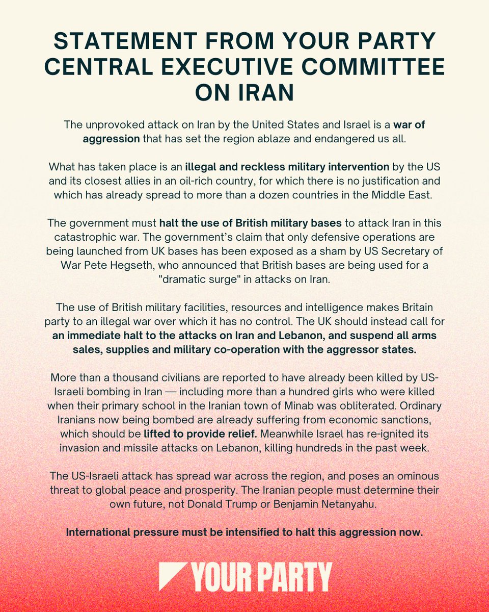 Your Party tweet media