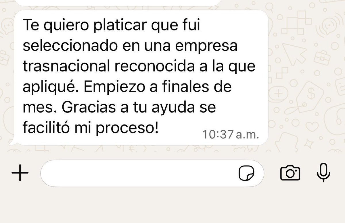 tatianotzin's tweet photo. Otra historia de éxito de hoy.
Chavo recién egresado de sistemas. Aterrizamos logros de proyectos donde no recibió un sueldo pero aportó en mejoras, detallamos de mejor manera sus experiencias extracurriculares y proyectos escolares relevantes. https://t.co/bPr5xdwCDA