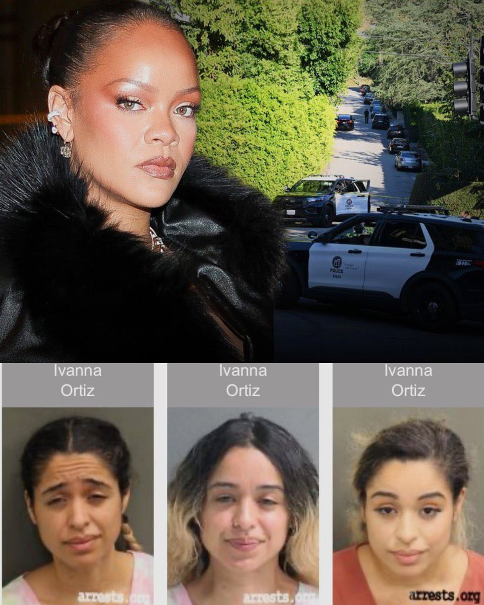 mymixtapez's tweet photo. The woman accused of shooting at Rihanna’s home has been identified as 35-year-old Ivana Lisette Ortiz.
She was booked for attempted murder with bail set at $10M https://t.co/SlWvY5tyO4