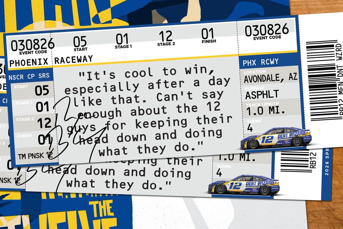 Ryan Blaney tweet media