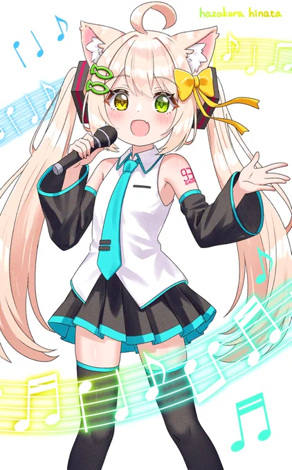 ミクコスのくるみちゃん #ミクの日 #イラスト