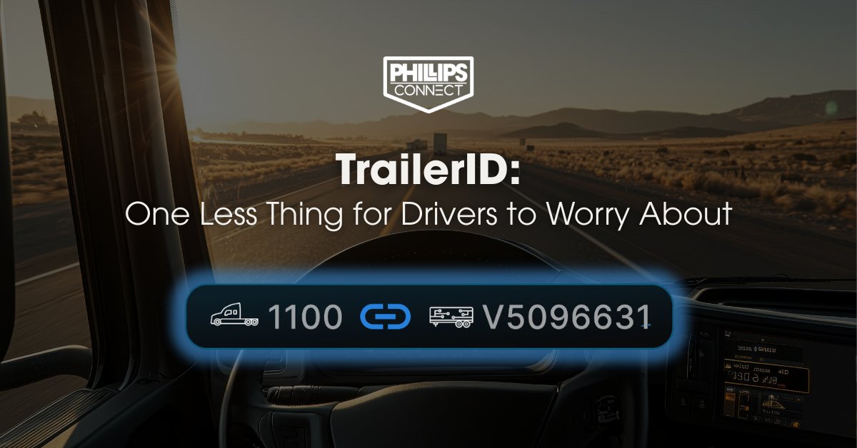 phillips_conn's tweet photo. Traffic, inspections, tight windows, and yard congestion mean drivers already have enough to deal with. Why add manual trailer identifications to the list?

Check out our new blog on how we’re making the drivers' days a little smoother.
https://t.co/ZOMNv6iJh7 https://t.co/6LdsI6va7d