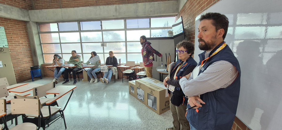 Second mission of #ElectionObservation in Colombia. I observed the 2026 legislative and primary elections with #AWEB