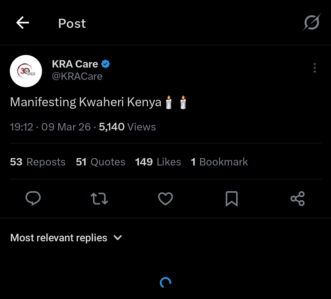Deleted.

Admin wa KRA alisahau kuswitch accounts 😂