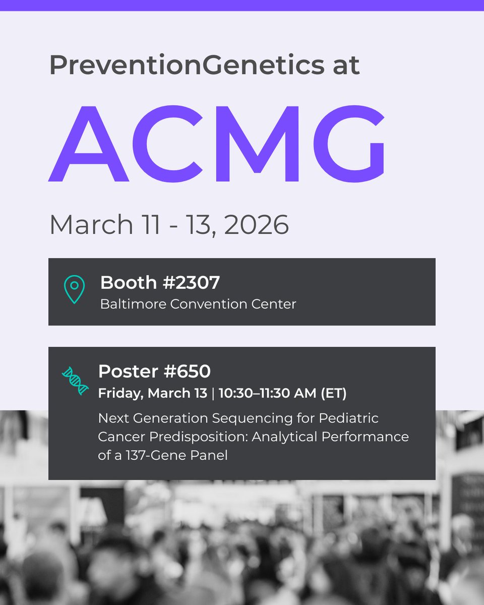 PreventionGenetics tweet media