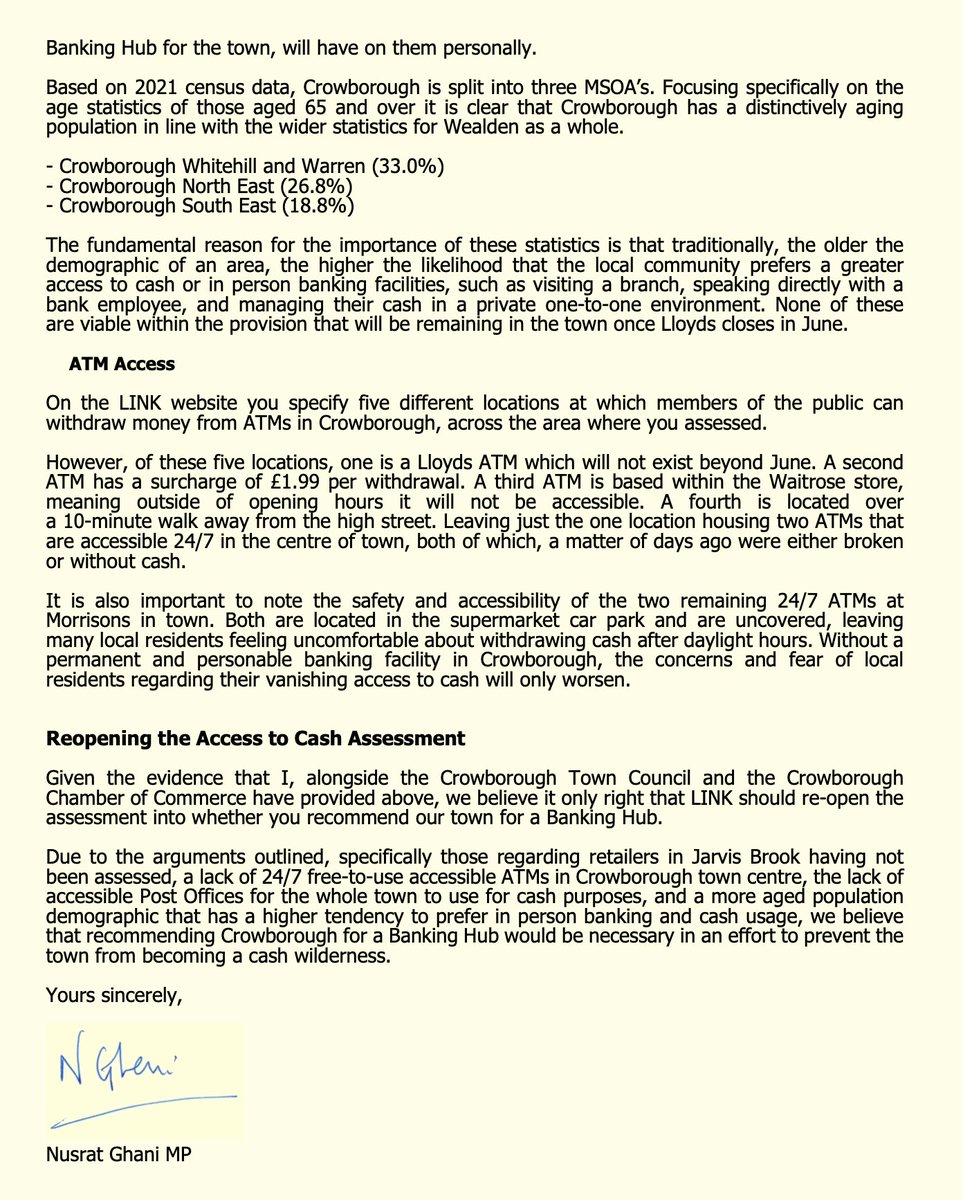 Nusrat Ghani MP tweet media