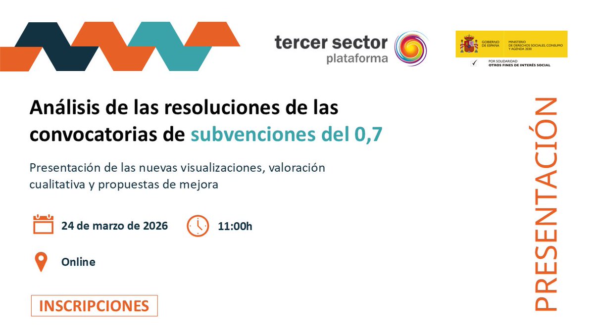 Plataforma del Tercer Sector tweet media