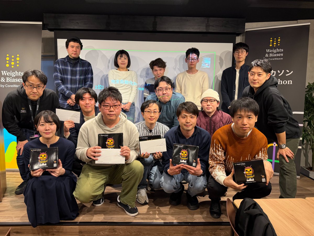 Weights & Biases Japan tweet media