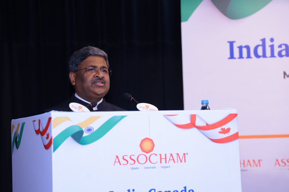 In his address at the India–Canada Business Roundtable, Shri Kunwar Shekhar Vijendra, Chairman, ASSOCHAM National Council on Education &amp; Co-Founder &amp; Chancellor, Shobhit University, highlighted the strong potential for deeper collaboration between the two countries across
