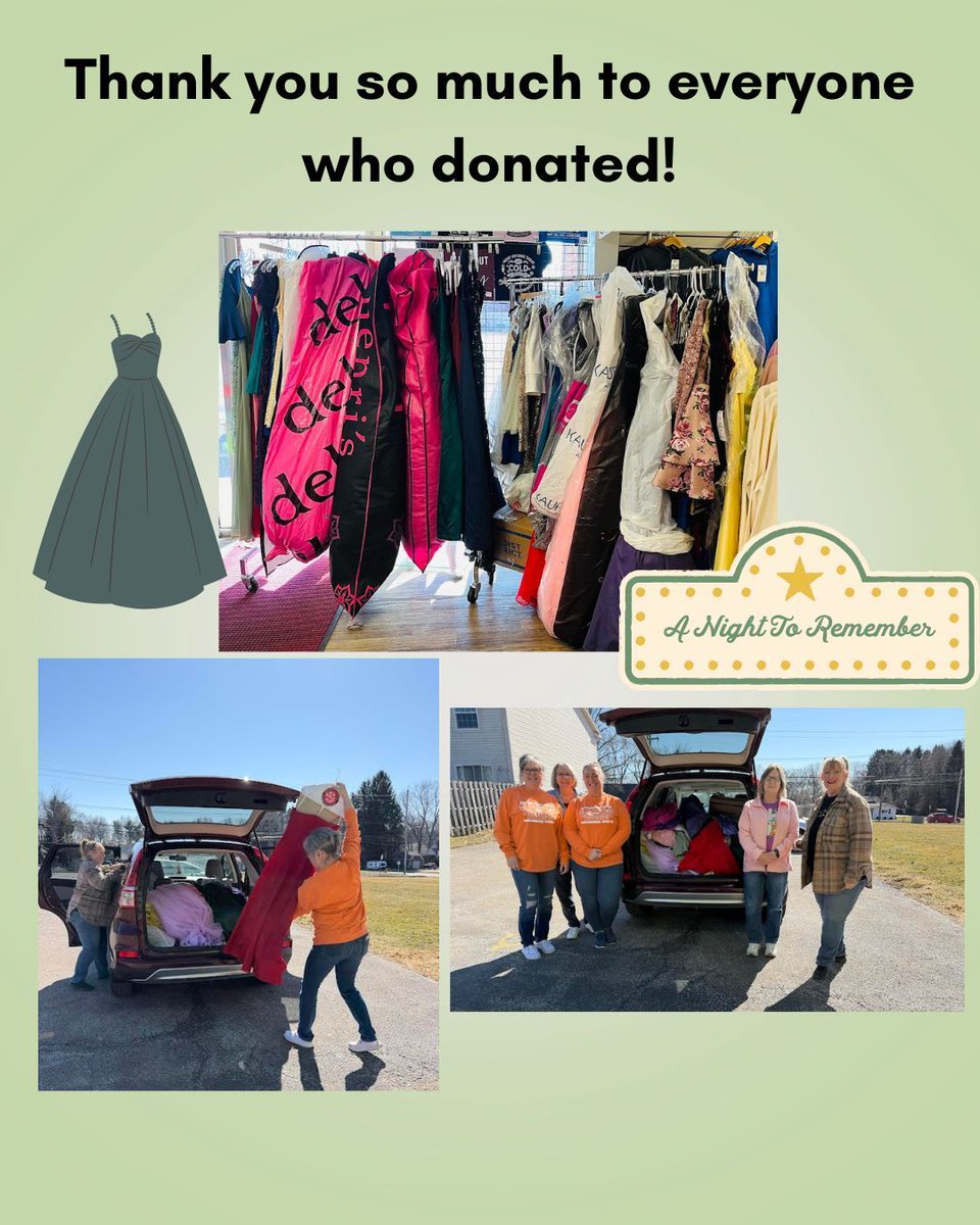 YoungsScreenpri's tweet photo. We collected over 70 dresses!! 
A huge THANK YOU to everyone who dropped off dresses, Jewelry, and makeup swatches for the Do Something Group. We truly have the best community!🕺 💃 https://t.co/MOfdFURcKi