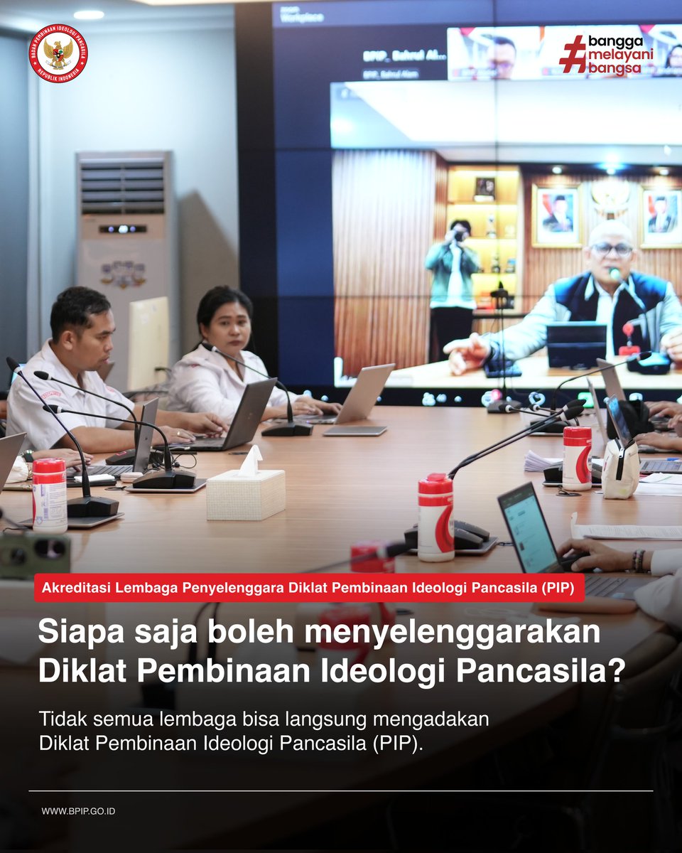 Badan Pembinaan Ideologi Pancasila tweet media