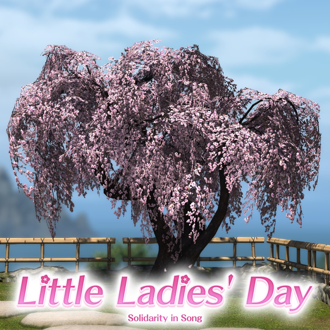 The Little Ladies' Day seasonal event ends soon! 🎶 sqex.to/pv4YD

Don't forget to complete the event quest by Thursday, March 12 for a variety of rewards! 👕🎉🌸