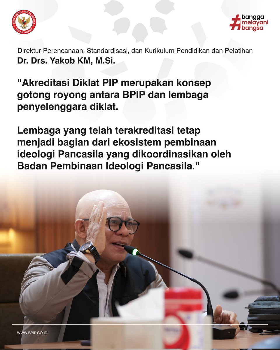 Badan Pembinaan Ideologi Pancasila tweet media