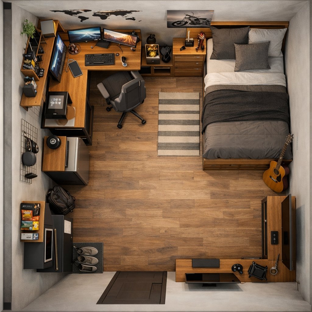 insidefolkative's tweet photo. Layout kosan 4x3, mending layout 1 apa 2? https://t.co/YRU4BKedyr