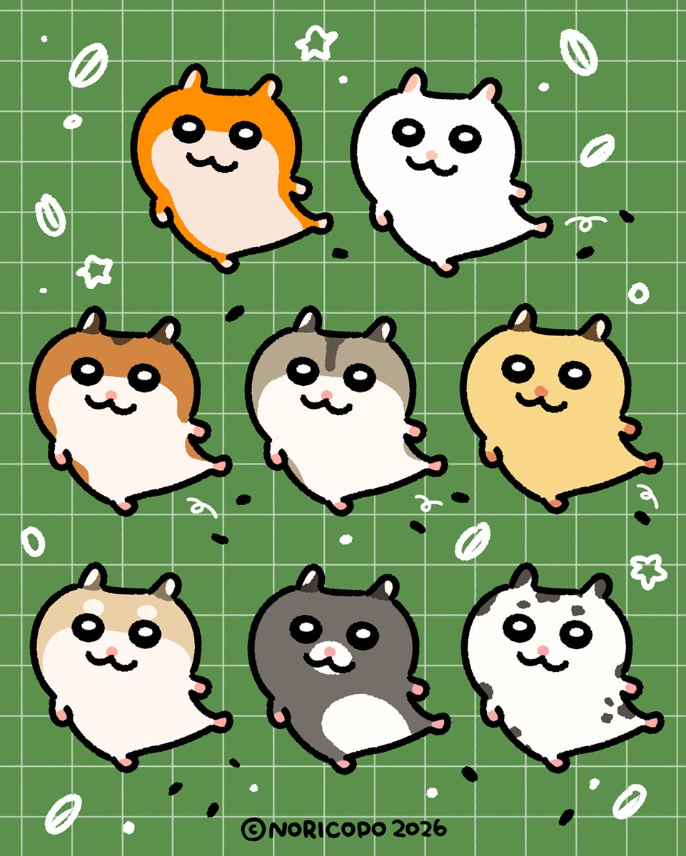 クソカワイイハムちゃんたち #クソハムちゃん