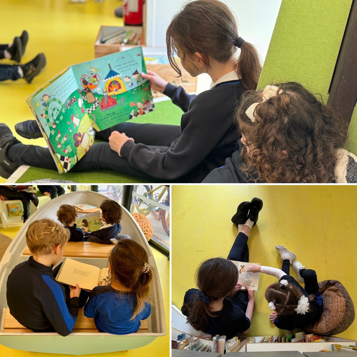 ISMonaco's tweet image. 📚 #BookWeek has begun at ISM!

We kicked off the celebration with our first #BuddyReading sessions, where older students shared stories with younger students — a wonderful moment of connection, imagination and the joy of reading. 📖

More exciting activities continue all week!