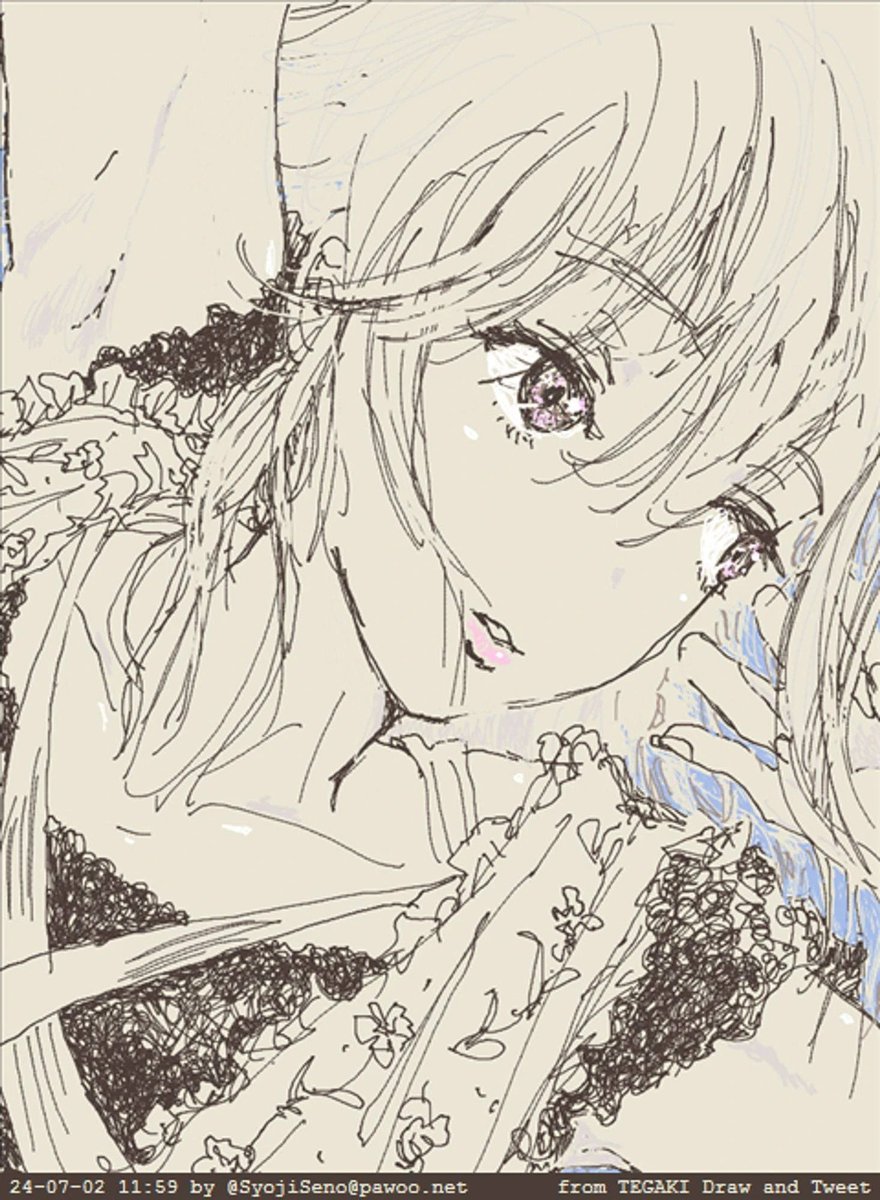 SyojiSeno's tweet photo. "Fall into the depths of a hazy sleep embraced by ennui."
『アンニュイに抱かれて微睡みの底に堕ちる』
#tegaki_dt
AIで描きました。
#AntiIntelligence #Archive https://t.co/QLeYIt22DV