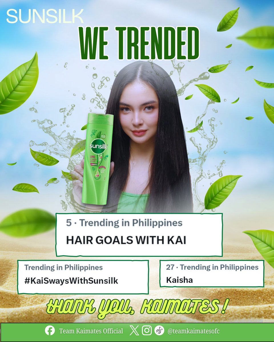 Kaimates, from the very beginning, we have always come together to support Kaisha and celebrate her milestones. Every dream she has chased, we have been there with her, and today is no different. Thank you to everyone who joined the trending party and shared this special moment