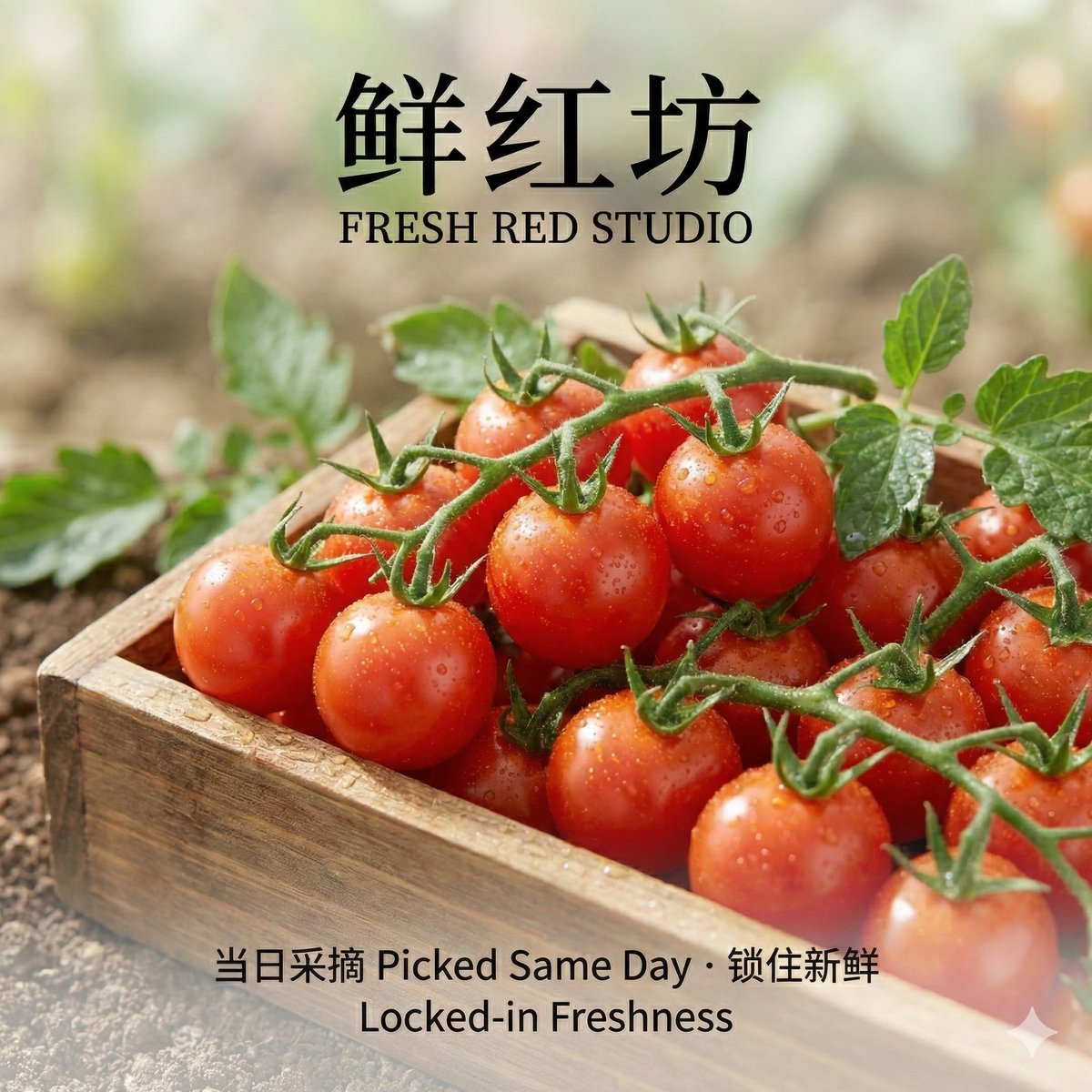 那是一个被阳光亲吻的清晨，藤蔓上挂满了红宝石般的小果实，每一颗都承载着夏天的热情和自然的馈赠。
It was a morning kissed by sunlight, with vines laden with ruby-red gems, each carrying summer's passion and nature's gifts.