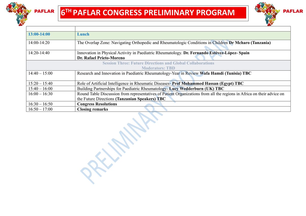 PAFLAR AFRICA tweet media