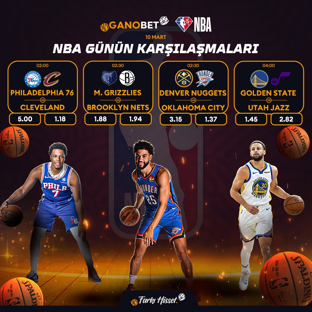 GANORESMI1's tweet photo. GANOBET İLE NBA HEYECANI!

Dopdolu bir bülten sizleri bekliyor!

Yüzlerce farklı market ve en yüksek oranlarla bahis alma fırsatı.

Özel oranlarımızı kaçırmamak için takipte kalınız! https://t.co/FGQ6JD7koP