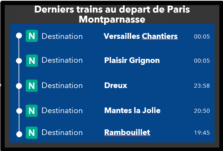 Lignes N et U tweet media