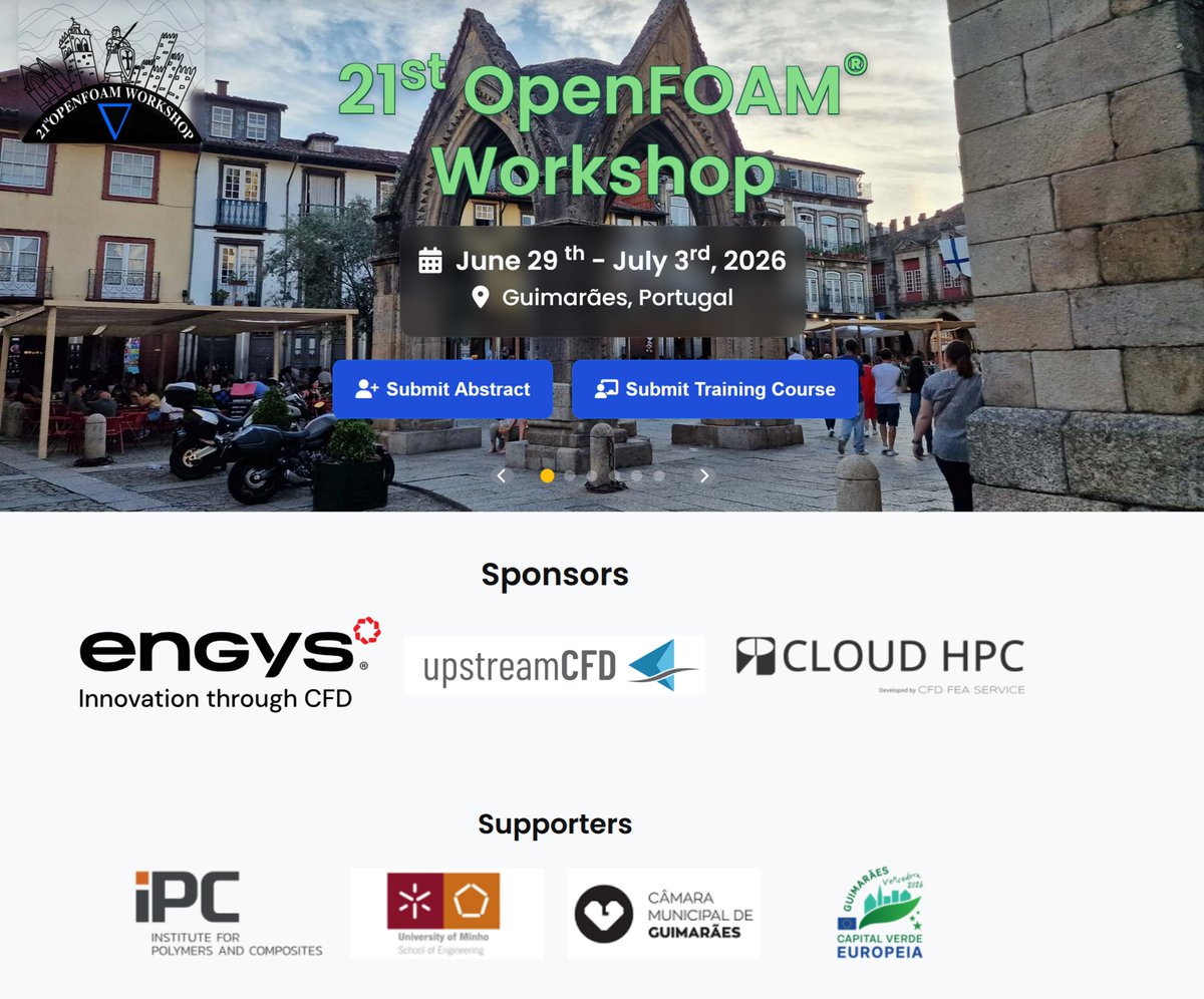 OpenFOAM Workshop tweet media