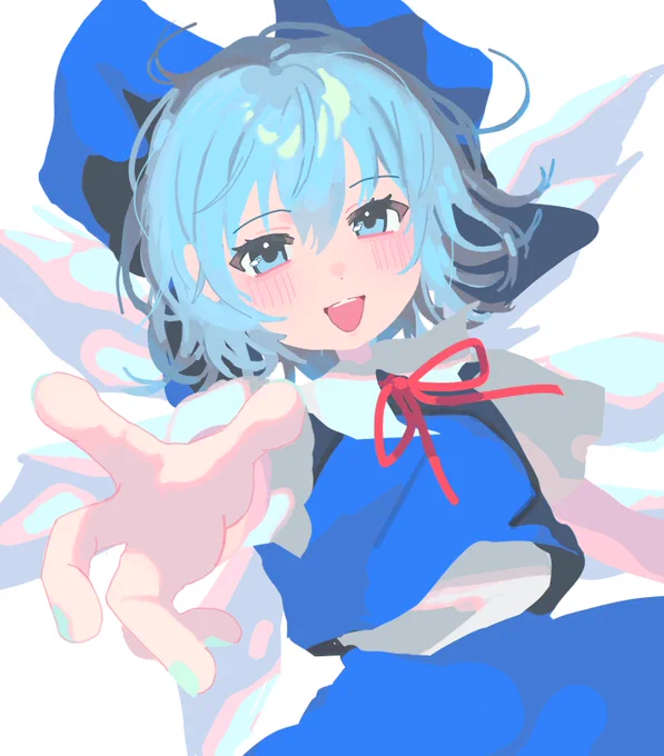 チルノちゃん #深夜の真剣お絵描き60分一本勝負 #毎月9日はチルノの日 #東方Project