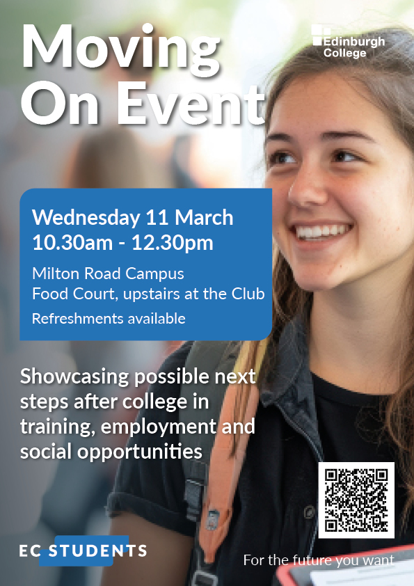 ILFScotland's tweet image. We're looking forward to attending the Moving On Event at Edinburgh College on Wednesday 11 March, 10.30 am to 12.30 pm with some great organisations.

And we'll be there to tell you all about our Transition Fund and how it can help you to #TrySomethingNew.

See you then.