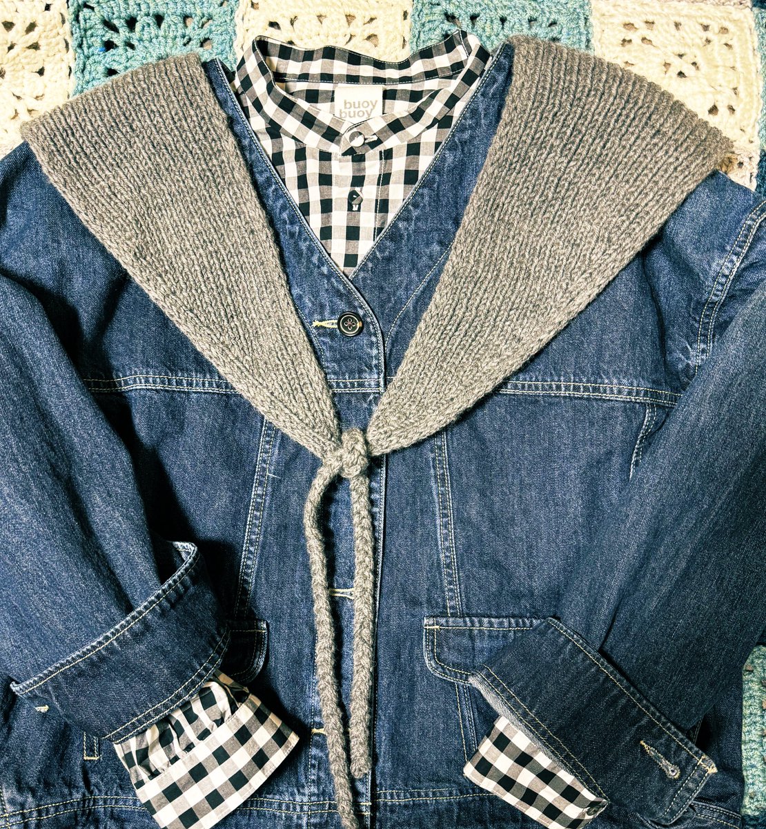 moooon_flower's tweet image. セーラーカラー好きなので一目惚れしたNeuk、
初の文章パターンに挑戦✨️
何気に文章パターンの方が楽に編めた気がする。
指定糸で少しきつめに編んでしまったのでやや小さめ。
私はこのサイズで良かったかも🫶
次は違う毛糸で編む予定🥰
#Neuk
#編み物