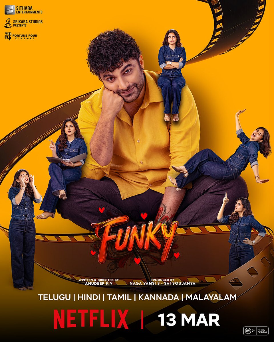 balakoteswar's tweet image. #Funkey will be streaming on 13th March on Netflix.
