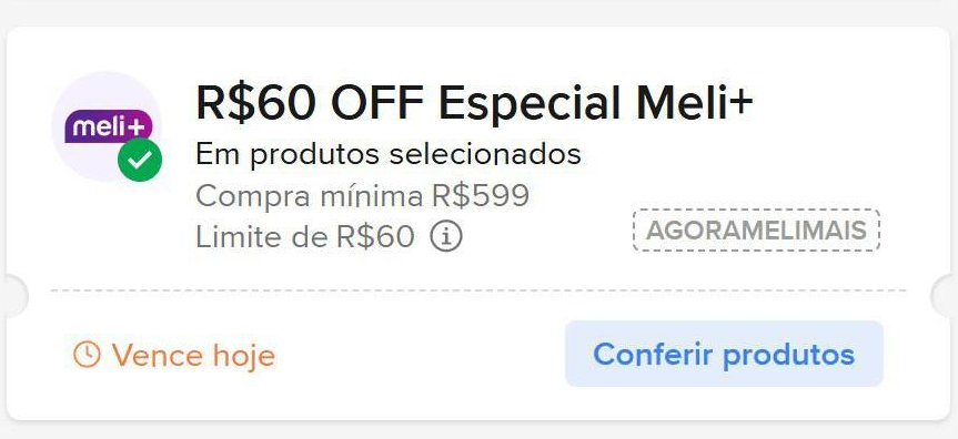 42Clube's tweet image. 💛 Mercado Livre!

🔗 mercadolivre.com/sec/2DdQpxG

🎟 Cupom: AGORAMELIMAIS (exclusivo Meli+) 
R$60 OFF em compras a partir de R$599!