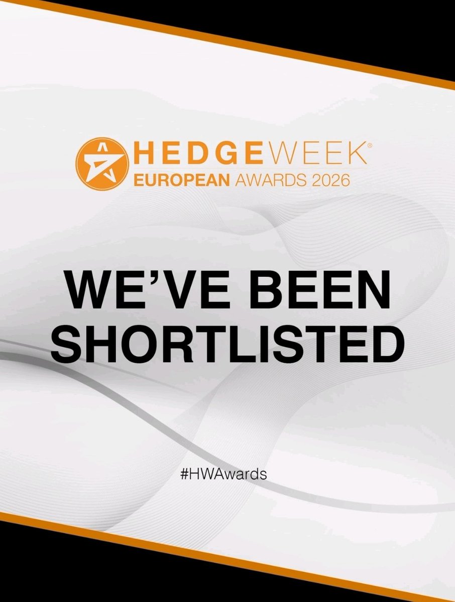 Shire_Capital's tweet photo. Pleased to share that the Shire Capital Multi-Strategy Fund has been shortlisted for the 2026 "Emerging Performance of the Year: Multi-Strategy" award by @Hedgeweek.

#HWAwards #MultiStrategy #AssetManagement #HedgeFund #ShireCapital https://t.co/2tty0boQq5