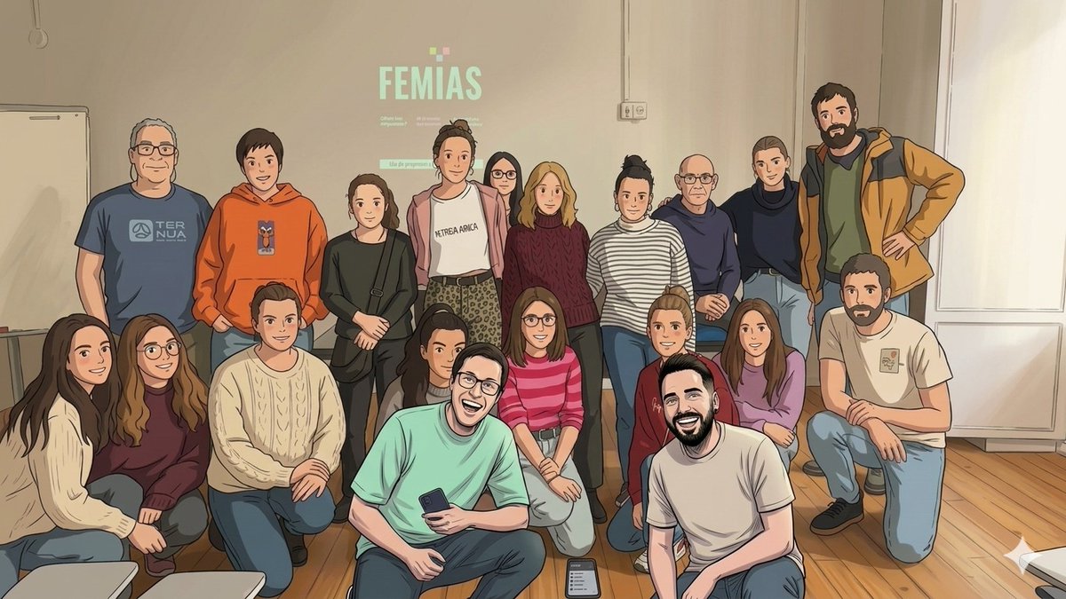irsearaba's tweet photo. ¡Taller con FEMIAS! 💜 Analizamos sesgos en la IA y cómo combatirlos con prompts descriptivos para lograr imágenes diversas, reales e igualitarias. La clave: actitud crítica ante la tecnología. 🤖✨ https://t.co/IMAR224oVN
