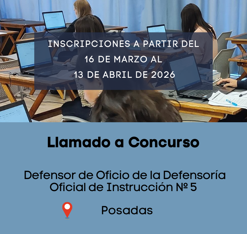 Consejo de la Magistratura de Misiones tweet media