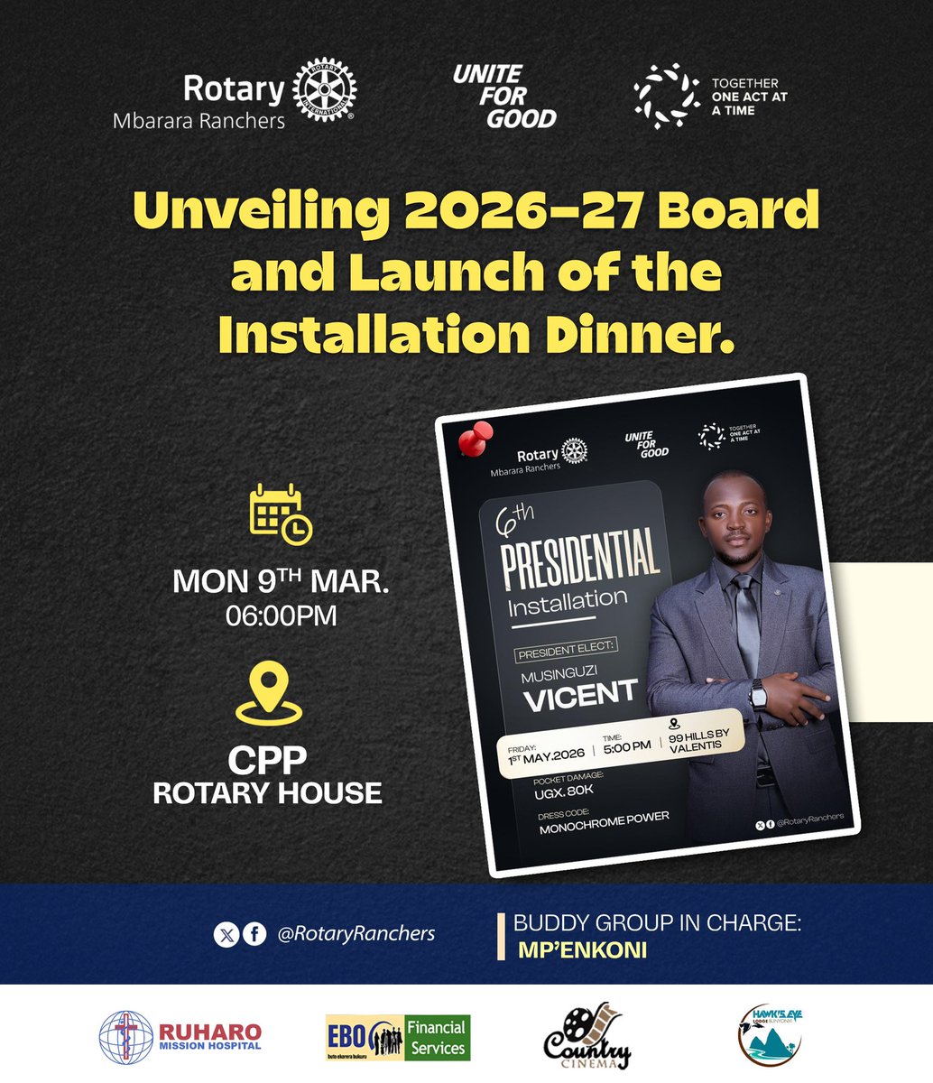 Rotary Club of Mbarara Ranchers tweet media