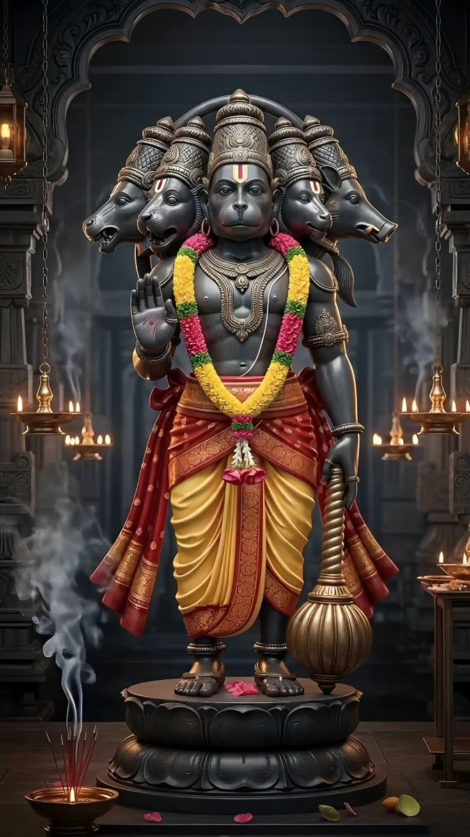 Five faces. Infinite power - Panchmukhi Hanuman. 🚩