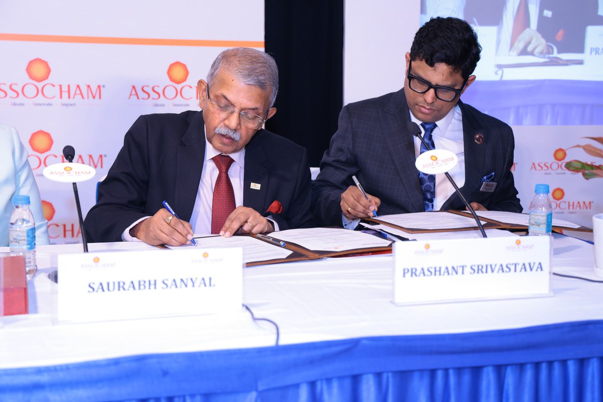 ASSOCHAM4India's tweet photo. ASSOCHAM and the Indo-Canada Chamber of Commerce (ICCC) have signed a Memorandum of Understanding to strengthen business cooperation and deepen industry engagement between India and Canada.

The MoU establishes a structured framework to promote trade, investment, technology collaboration, and business partnerships, while facilitating the exchange of trade information, industry delegations, and joint initiatives that support members from both organisations. 

Signed in New Delhi on 9 March 2026, the agreement marks an important step toward expanding bilateral business opportunities and strengthening the economic partnership between the two countries.

#IndiaCanada #IndiaCanadaRelations #IndiaCanadaBusiness #BilateralTrade #InternationalTrade

@CanadainIndia @IndoCanadaCC @MEAIndia @DoC_GoI @ASSOCHAMSG @GlobalPrashant @agarwalkanil123 @ninatangri @EHJager  @ambishhh @DeeptiSayana