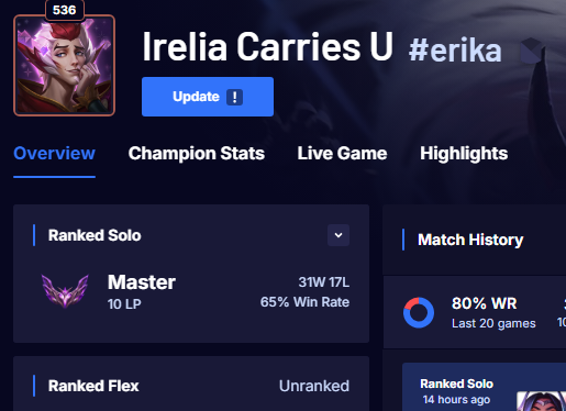 Irelia Carries U tweet media