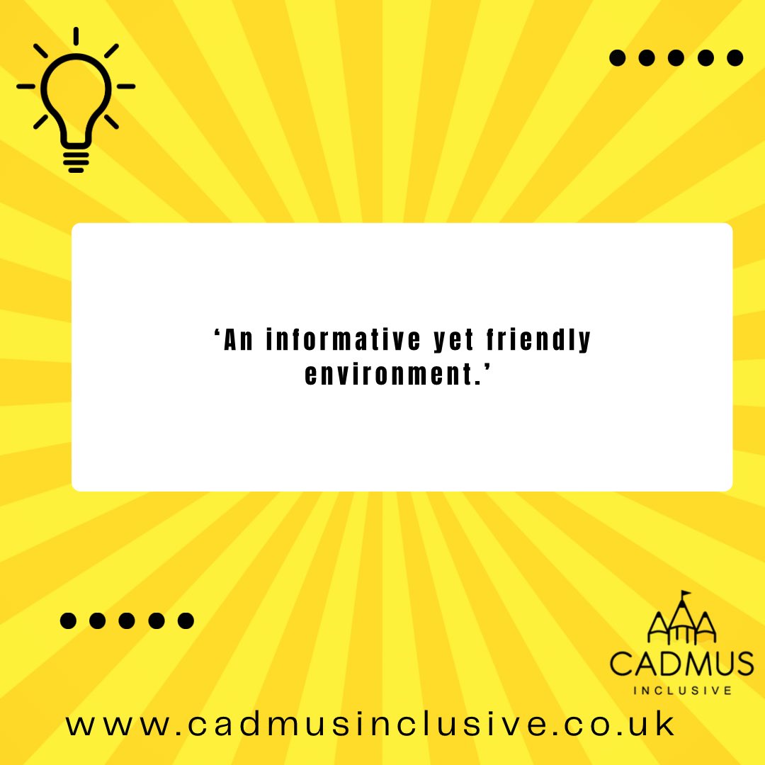cadmusinclusive's tweet photo. We had a great time delivering our first SEND and Inclusion briefing. You can find out more about our CPD offer here ⬇️💡

https://t.co/99MGc0v2Jb

#inclusion #specialeducationalneeds #cpd https://t.co/EgNWoSPp26