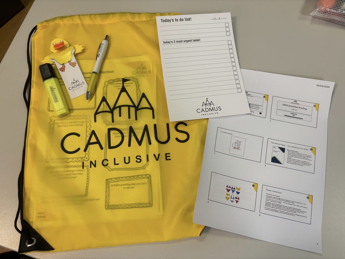 cadmusinclusive's tweet photo. We had a great time delivering our first SEND and Inclusion briefing. You can find out more about our CPD offer here ⬇️💡

https://t.co/99MGc0v2Jb

#inclusion #specialeducationalneeds #cpd https://t.co/EgNWoSPp26