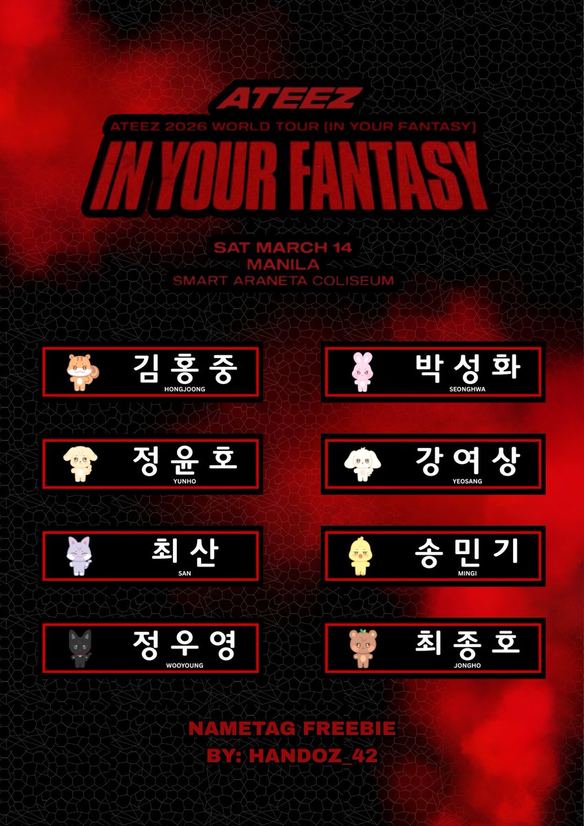 handoz_42's tweet photo. 🌹FREEBIES - ATEEZ in MANILA 

- limited qty 1:1 
- time &amp; loc: afternoon (be doing rounds hehe/will post loc kapag pagod na haha)
- open for trade (just dm me)
- like &amp; rt

#InYourFantasy_MNL 
#ATEEZinMANILA https://t.co/XHMTlTkl4Y