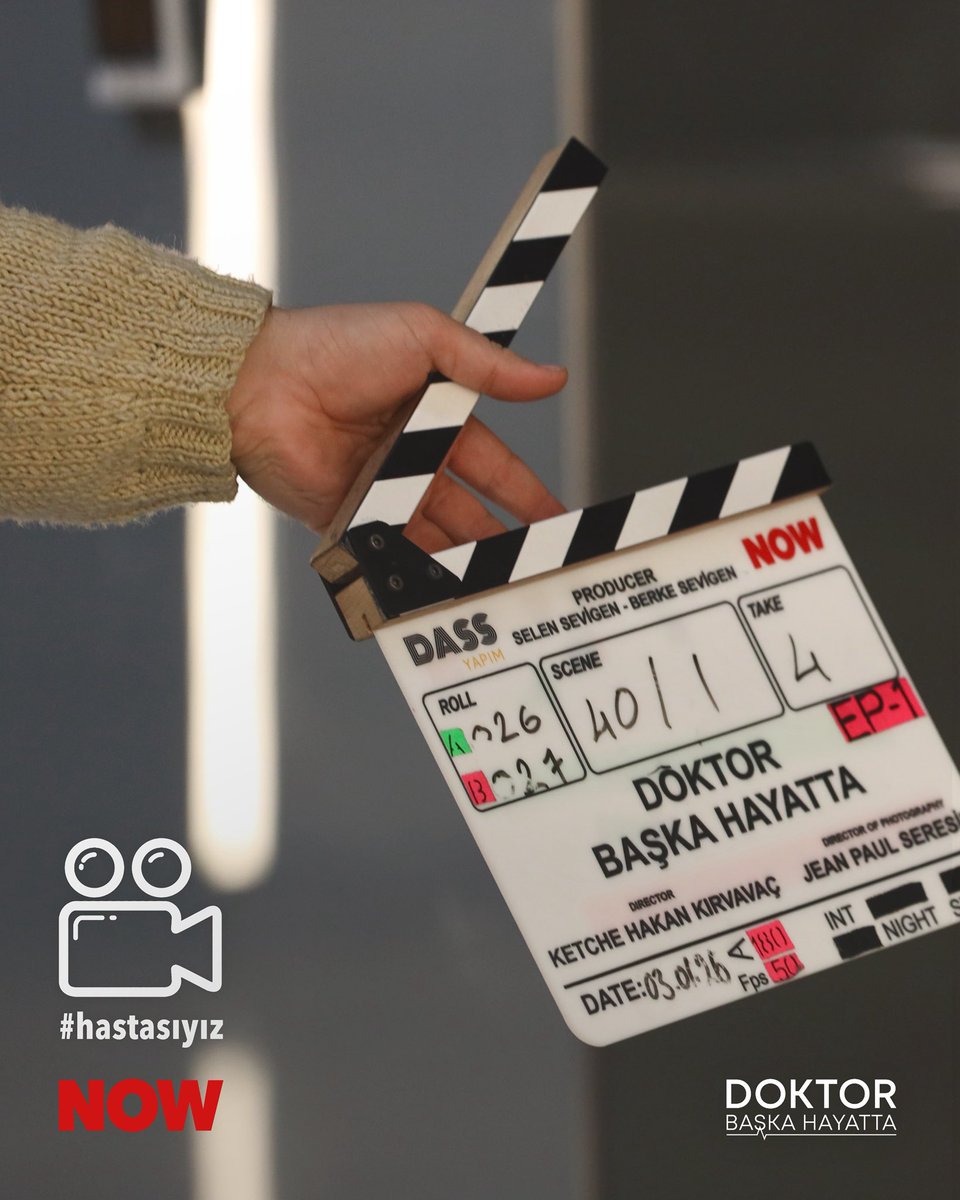 doktordizi's tweet photo. Kamera arkası içeriklerimizle  #hastasıyız etiketindeyiz. 🩵 #DoktorBaşkaHayatta her Pazar 20.00’de NOW’da! @nowtvturkiye https://t.co/etxnut9oxT