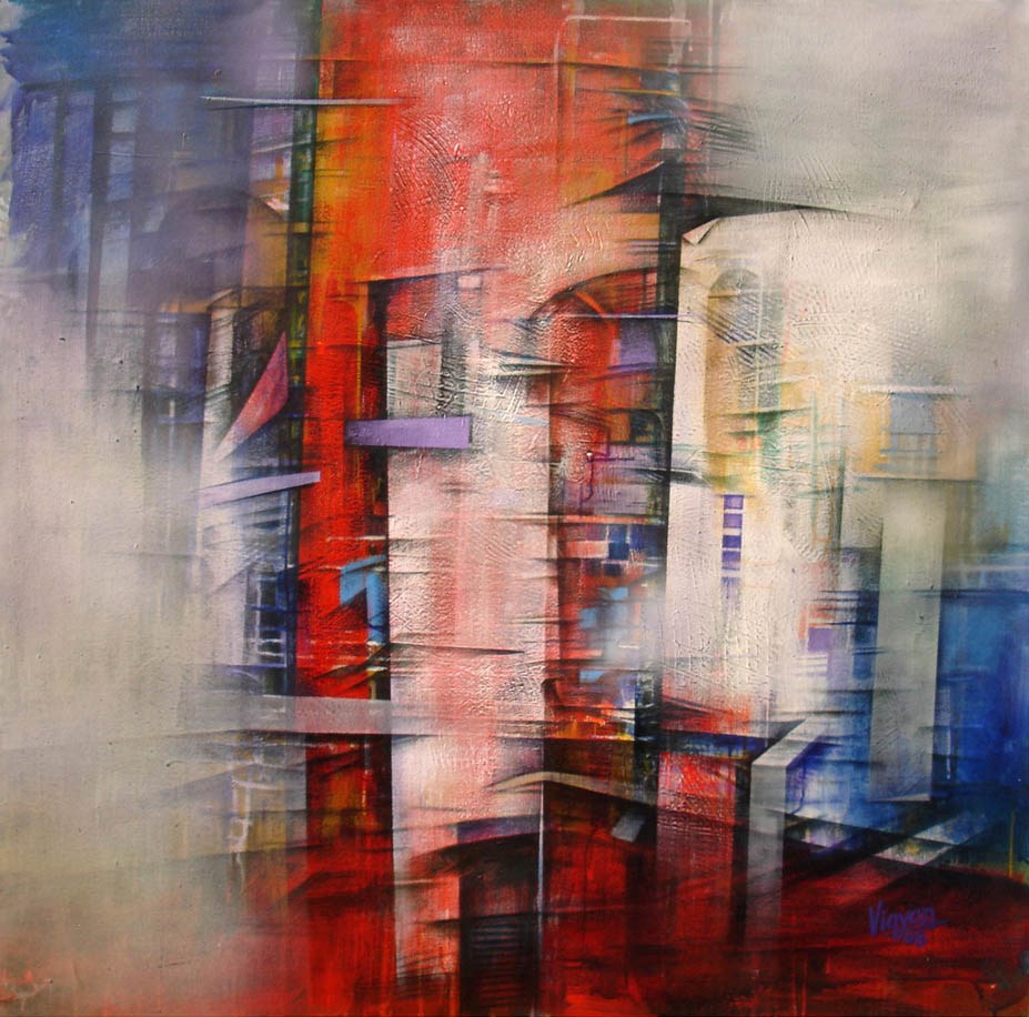 Indianartideas's tweet photo. Vigyan’s artworks reflect emotions and the struggle between man and nature, expressed through abstract forms, dynamic lines, and rich textures.
#Art #Artist #Colours #CanvasPainting #PaintingForSale #HandPainting #ContemporaryArt #AbstractArts #ModernArts #AcrylicArts #Figurative https://t.co/FnPSGsTgV4