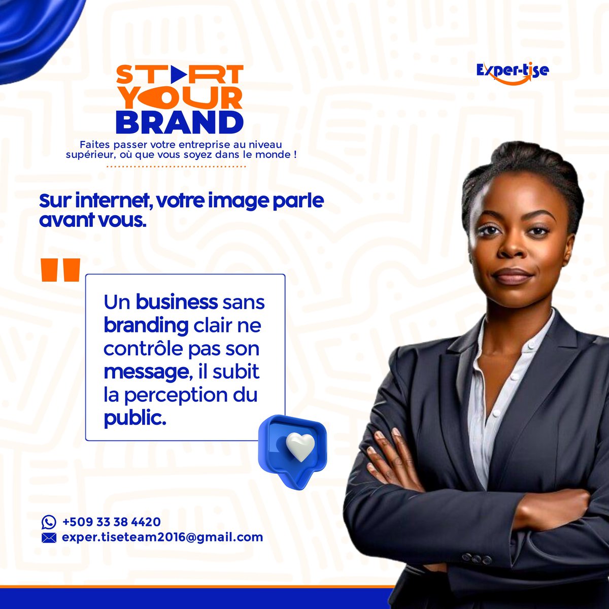 exper_tise's tweet photo. Your brand speaks before you do. Make sure it says the right thing. 

#Branding
#Entrepreneurship
#DigitalMarketing
#PersonalBranding
#BusinessGrowth https://t.co/rS5UwGz5tY